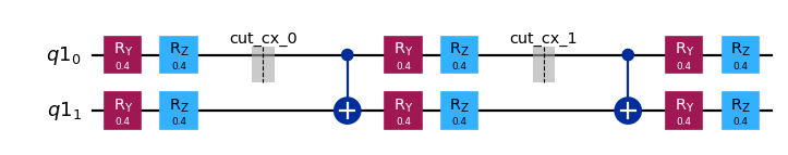 Quantum circuit diagram